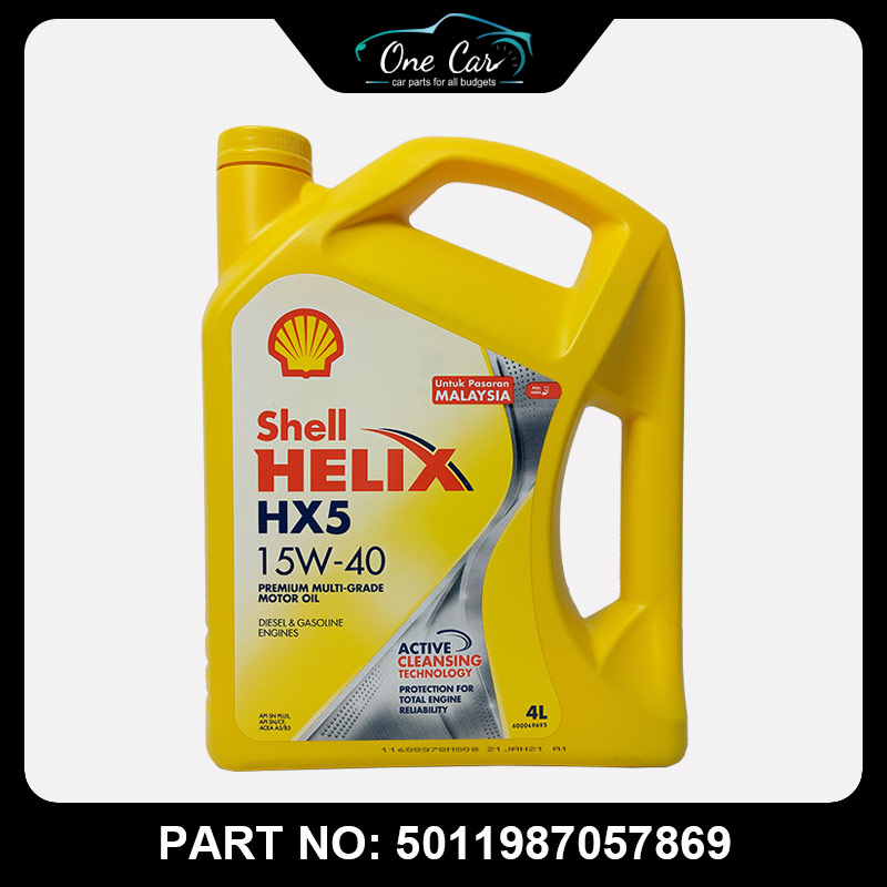 Shell Helix HX5 15W-40 Engine Oil (4L)